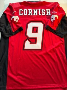 Reebok CFL Calgary Stampeders #9 Jon Cornish Football Jersey STITCHED XXL NWOT - Picture 1 of 9