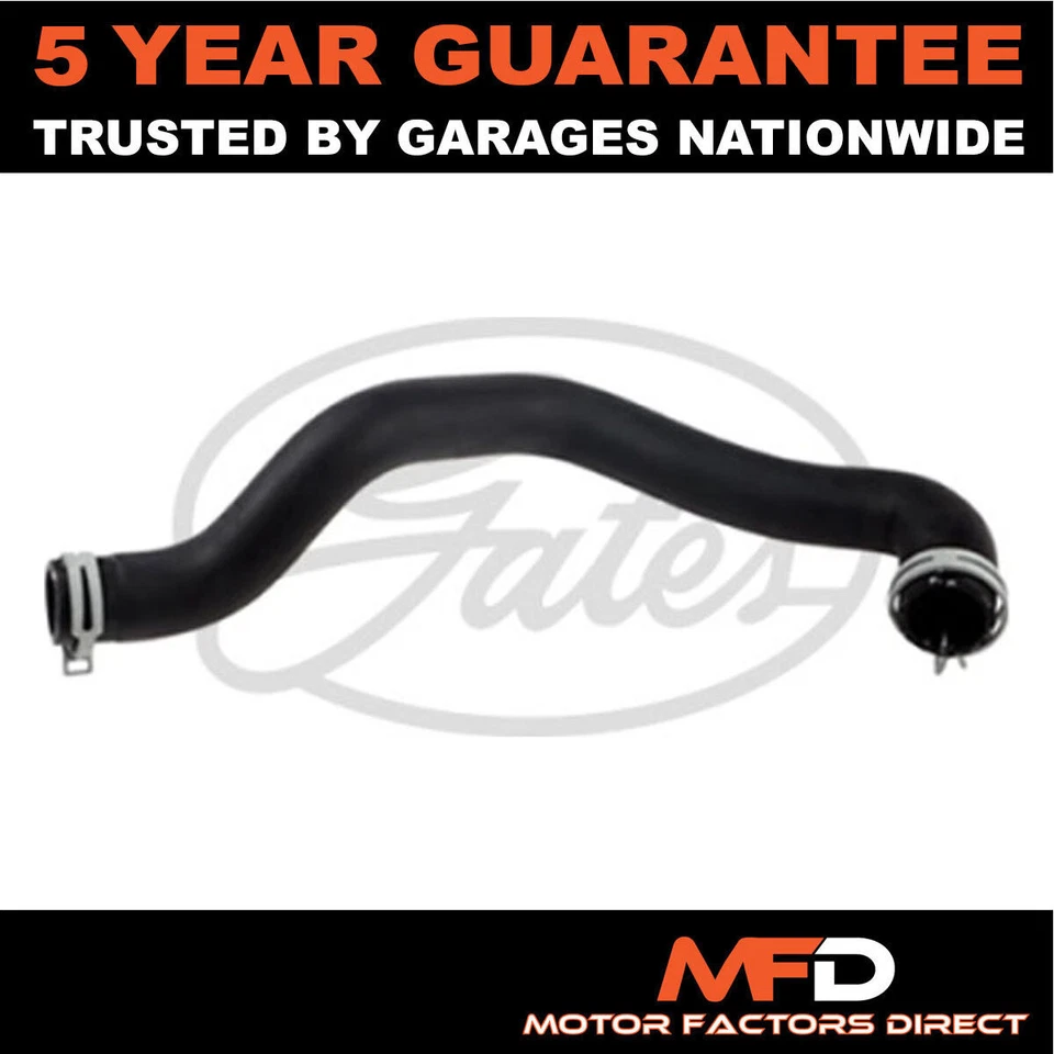 Fits Ford Fiesta 2001- 1.2 1.4 1.6 MFD Upper Radiator Coolant Hose - Image 1 of 1