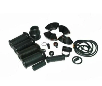Fit For Royal Enfield Embossed Complete Rubber Kit Black 350 500 Model - Imagem 1 de 4