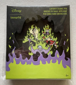 NEW Disney Loungefly Female Villians Villainesses 3” Layered Enamel Pin - Picture 1 of 6