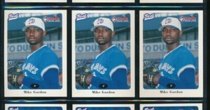 lot (3) 1996 Best #11 Mike Gordon Dunedin Blue Jays (BL81) SWSW6
