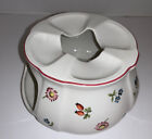 Villeroy And Boch Petite Fleur China Warmer Base Works With Votive Candle
