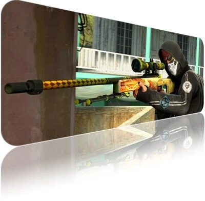 CS GO extra große Gaming Tastatur Maus Matte rutschfest für PC Laptop Schreibtisch 80x30cm - Bild 1 von 4