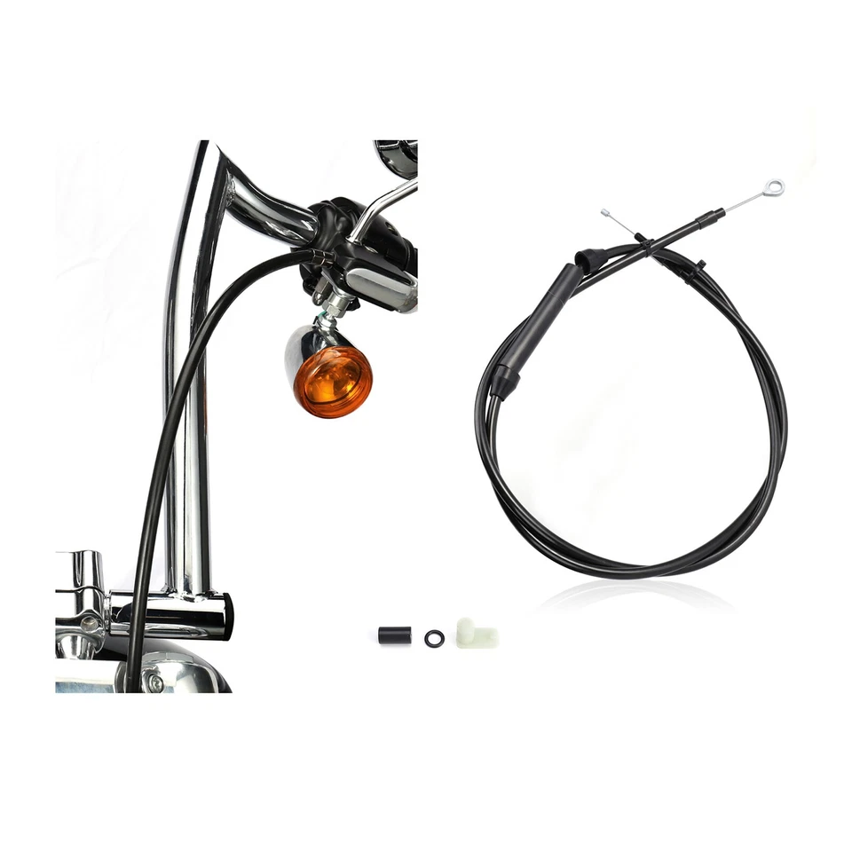 Cable de embrague extendido para Harley 61 1/4 pulgadas para Sportster 2004-up XL 1986-2013 Foto 1 de 4