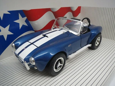 Ertl/American Muscle Shelby Cobra 427 S/C (azul-met.)  1:18 ¡EMBALAJE ORIGINAL!! (1) - Imagen 1 de 4