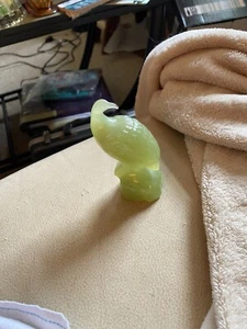 Jade green eagle on a perch gorgeous - Picture 1 of 5