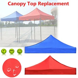 Garden BBQ Gazebo Top Covers Cloth Roof Replacement Fabric Tent Canopy 2x2/3x3 - Picture 1 of 14