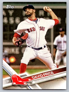 Tarjeta de béisbol Topps #BOS-4 2017 de David Price de los Medias Rojas de Boston - Imagen 1 de 2