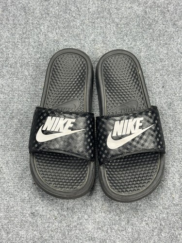 Sandali Nike Slides donna taglia 9 neri e bianchi slip on slide