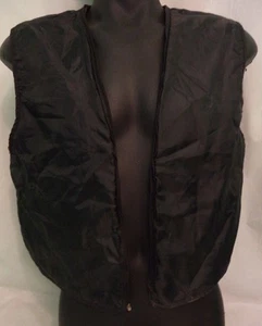 Dream Apparel Black Sleeveless Top Biker Vest Liner Thermal insulate Size L - Picture 1 of 5