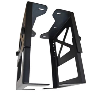 Adjustable Under Table Protective Holder Computer Stand Bracket For Desktop PC - Picture 1 of 12