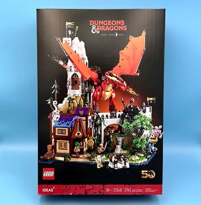 LEGO Ideas Dungeons & Dragons Red Dragon's Tale (21348) 6 Minifigures SEALED - Image 1 of 4