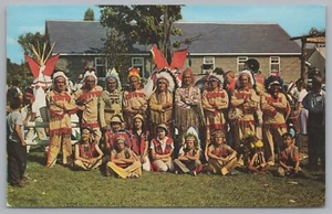 Ojibway Indians, Ontario, Canada, Vintage Post Card. - Picture 1 of 2