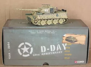 Corgi German Tiger 1 - SS Panzer Abeitlung 101 Tank (WWII D-Day) 1:50 NIB - Picture 1 of 6