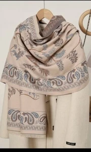 "Mujer Suave Cachemira Bufanda Mantón Envoltura 70x180cm Invierno Otoño Cálido Elegante" - Imagen 1 de 4