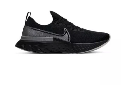NIKE REACT INFINITY RUN FLYKNIT SIZE UK 6 EUR 40 US 7 CD4371 001 BLACK / SILVER - Image 1 of 4
