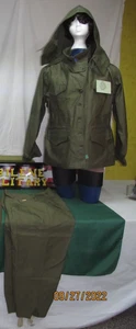 Original WWII Womens WAC Field Jacket With hood & Field Pants NOS Chest 42" W 29 - Picture 1 of 6