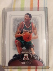 2006-07 Bowman Sterling Milwaukee Bucks Basketball Card #47 Lynn Greer Rookie