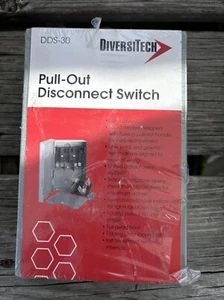 BRAND NEW Diversitech DDS-30 Pull-Out Disconnect Switch 30A Fusible Fuse Box - Picture 1 of 7