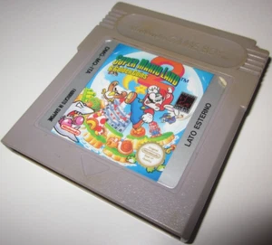 SUPER MARIO LAND 2 6 GOLDEN COINS-PAL-ITALIANO-SOLO CARTUCCIA-RARA FUNZIONANTE - Picture 1 of 8