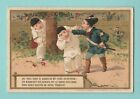 FRENCH  ADVERTISING  -  AU  BON  MARCHE  -  LARGE  CARD  -  F  -  PRE  1900