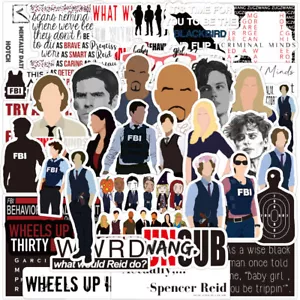 50PCS TV Show Criminal Minds Stickers DIY Laptop Phone Bike Graffiti Decals Gift - Picture 1 of 13