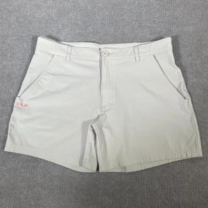 Huk Shorts Womens Size Large Beige Coral Next Level Fishing Performance Utility - Bild 1 von 9