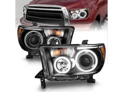 Headlight Set For 07-15 Toyota Sequoia Tundra Base SR5 Limited RK64N2 - Imagem 1 de 4