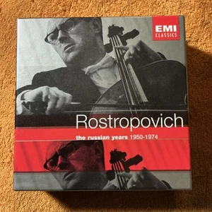 Caja de 13 CD Mstislav Rostropovich: Los años rusos (EMI) 1997 - Imagen 1 de 2