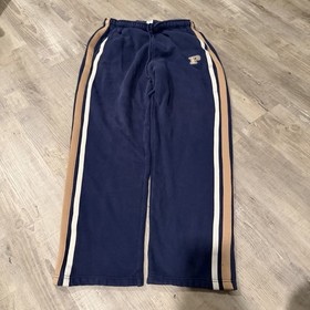 Victoria Secret Pink Sweatpants Blue Stripe Lounge Athletic Pants Large