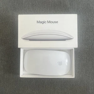 Apple Magic Mouse 2 (MLA02Z/A) (A1657) rechargeable sans fil - Blanc - Testé - E - Photo 1/9