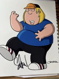 GENUINE HAND SIGNED SETH GREEN FAMILY GUY ANIMATION PHOTO - Picture 1 of 2