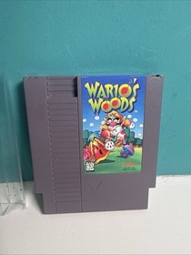 Nintendo NES Wario's Woods (Cleaned, Tested & Working) W Protector