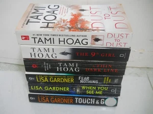 Lot of 6 Novels by Tami Hoag & Lisa Gardner , no duds ~ - Picture 1 of 7