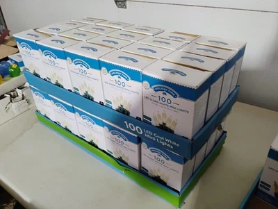 40 Boxes New in Box 100 Count LED Warm White - Image 1 of 4