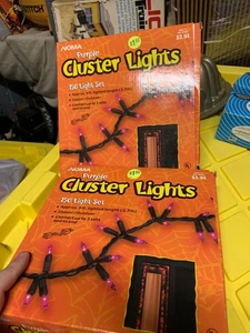 2 Schachteln Noma lila Cluster Lichter - Halloween - Bild 1 von 5