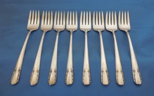 Rogers International Silverplate 1938 talismano insalata dessert forchette - 8 - Foto 1 di 7