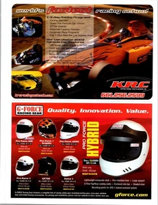 2004 • G-FORCE HELMETS GEAR  Print Ad • RACING ADS.82 - Picture 1 of 2