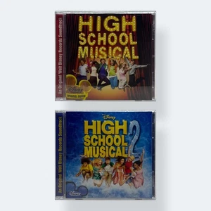 High School Musical 1 & 2 Official Disney Soundtrack CDs - Walt Disney Records - Picture 1 of 24