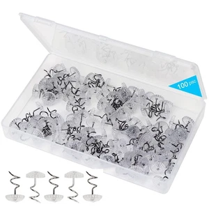 Heads Twirl Pins Plastic Heads Nickel Plated Steel Pin Repair Crafts Tool - Picture 1 of 17