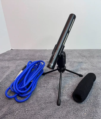 Micrófono condensador escopeta Audio-Technica AT875R con cable y soporte para trípode Foto 1 de 4