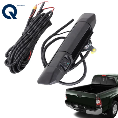 Manija negra del portón trasero con cámara de reversa para Toyota Tacoma 2005-2013 2014 Foto 1 de 4