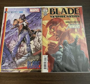 Blade Vampire Marvel Comic Bundle Mixed Lot Of 2 Action Horror Hero - Picture 1 of 5