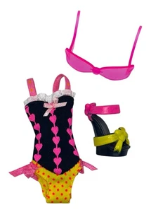 Monster High Draculaura Gloom Strand Badeanzug Sonnenbrille rechter Schuh Ersatz - Bild 1 von 4