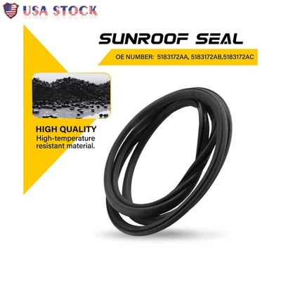 1x Sello de resistencia de vidrio para techo corredizo para Dodge Journey 2009-2018/calibre 2007-2011 Foto 1 de 4