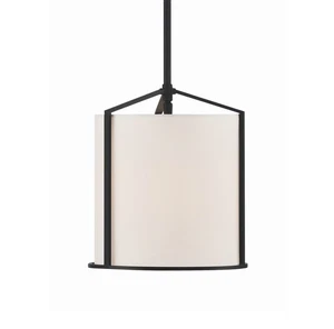 Crystorama Lighting Group CAR-9201 Carlyn 10"W Mini Pendant - Black - Picture 1 of 6