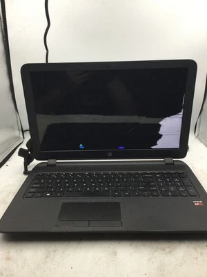 HP 15-f215dx LAPTOP - FOR PARTS/BROKEN LCD - AMD A8 - NO RAM - READ DESCRIP - BB - Image 1 of 4