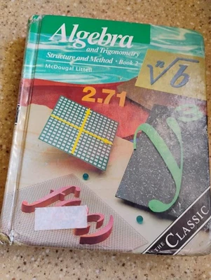 Algebra & Trigonometry Structure & Method Book 2, Classic- McDougal Littel / VVV - Image 1 of 3
