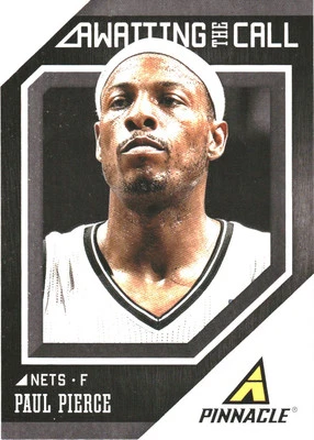 PAUL PIERCE 2013-14 PINNACLE AWAITING THE CALL #9 HOF BROOKLYN NETS - Image 1 of 2