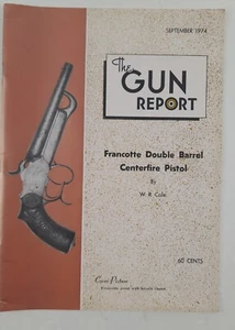 The Gun Report Magazine,  Francotte Double Barrel Centerfire Pistol,  September - Picture 1 of 13